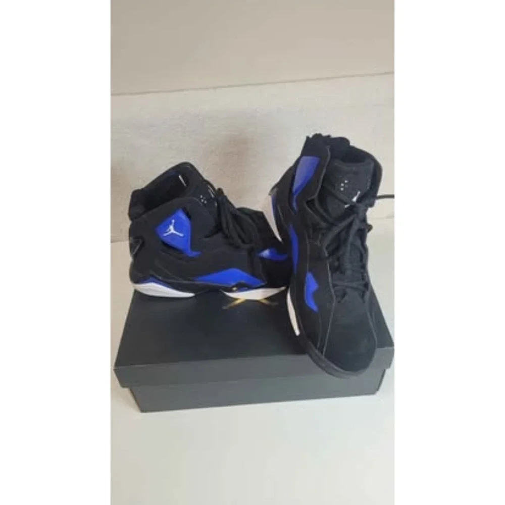 Jordan True Flight Black White Game Royal Mens Sneakers 342964-042 Size 9